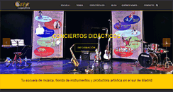 Desktop Screenshot of creamusicayarte.com
